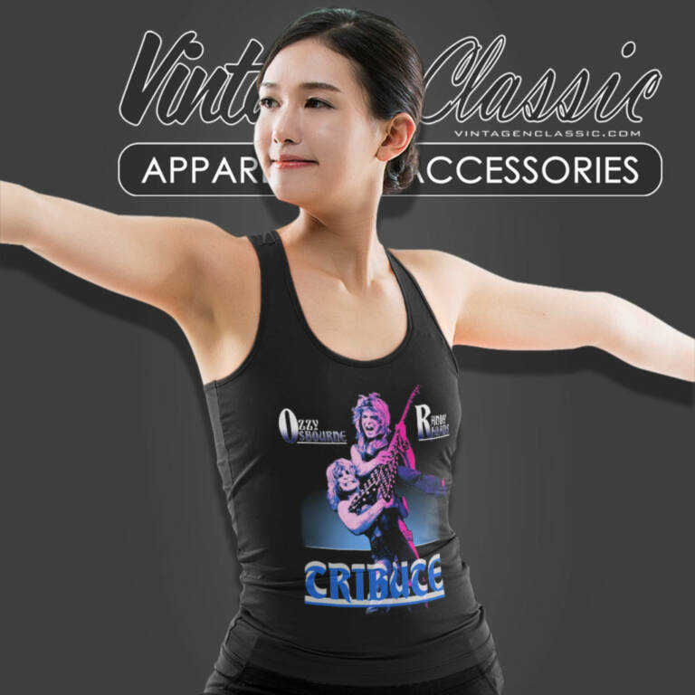 Ozzy Osbourne Shirt Randy Rhoads Tank Top Racerback Ozzy Osbourne Shirt Randy Rhoads Tank Top Racerback