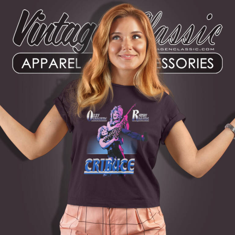 Ozzy Osbourne Shirt Randy Rhoads Women T Shirt Ozzy Osbourne Shirt Randy Rhoads Women T Shirt