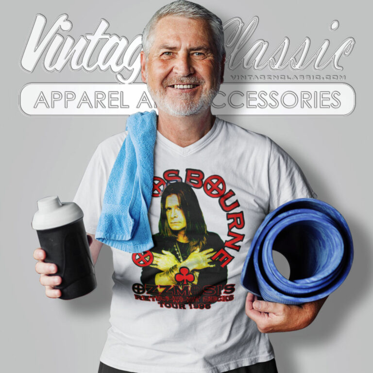 Ozzy Osbourne Shirt Retirement Sucks Tour 1998 V Neck TShirt Ozzy Osbourne Shirt Retirement Sucks Tour 1998 V Neck TShirt