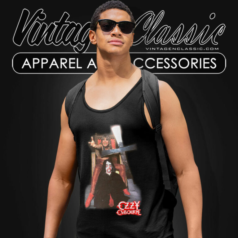 Ozzy Osbourne Shirt Speak Of The Devil Album Tank Top Racerback Ozzy Osbourne Shirt Speak Of The Devil Album Tank Top Racerback