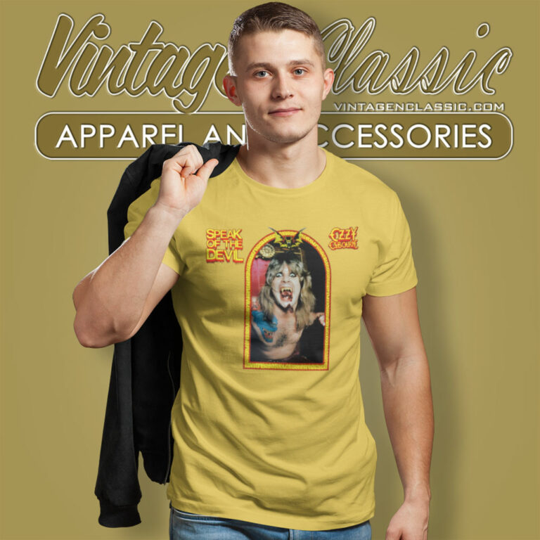 Ozzy Osbourne Shirt Speak Of The Devil T Shirt Ozzy Osbourne Shirt Speak Of The Devil T Shirt