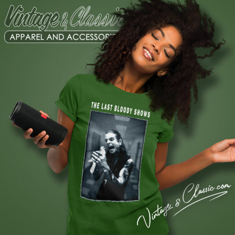 Ozzy Osbourne Shirt The Last Bloody Shows Women T Shirt Ozzy Osbourne Shirt The Last Bloody Shows Women T Shirt