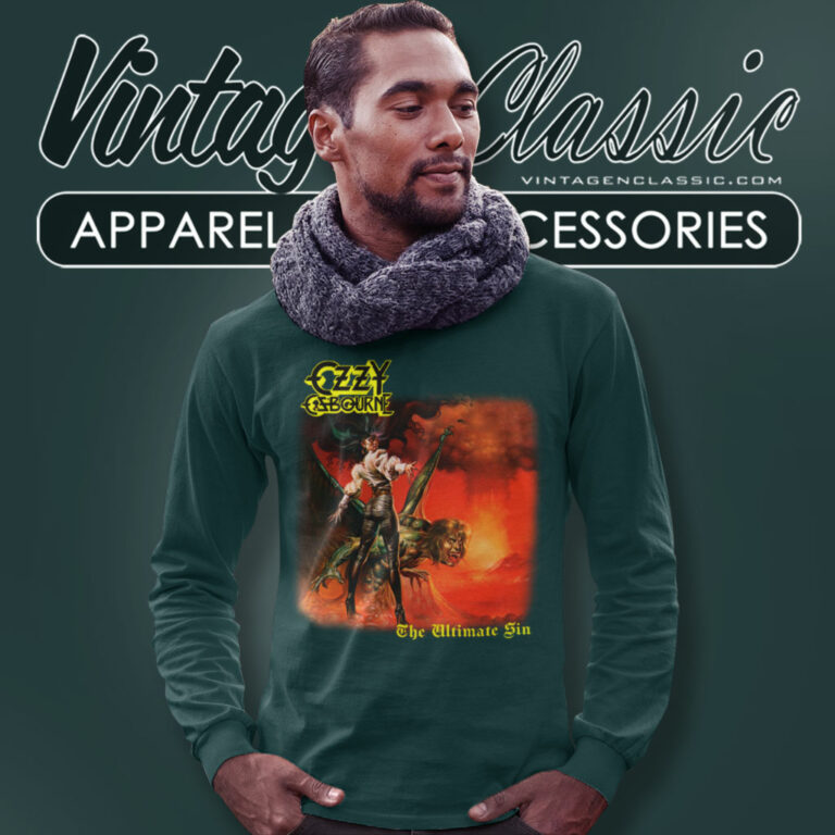 Ozzy Osbourne The Ultimate Sin Long Sleeve Tee Ozzy Osbourne The Ultimate Sin Long Sleeve Tee