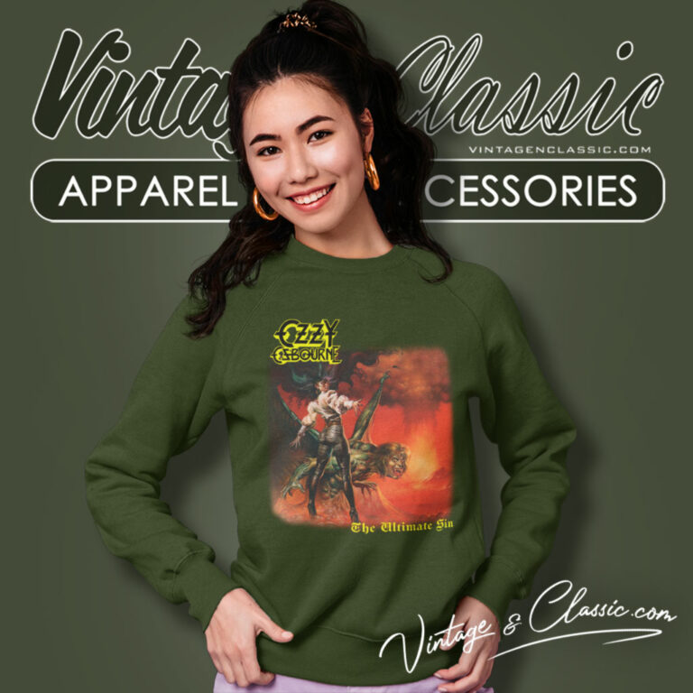 Ozzy Osbourne The Ultimate Sin Sweatshirt Ozzy Osbourne The Ultimate Sin Sweatshirt