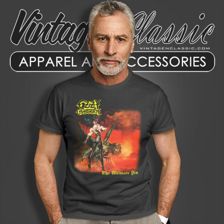 Ozzy Osbourne The Ultimate Sin T Shirt Ozzy Osbourne The Ultimate Sin T Shirt