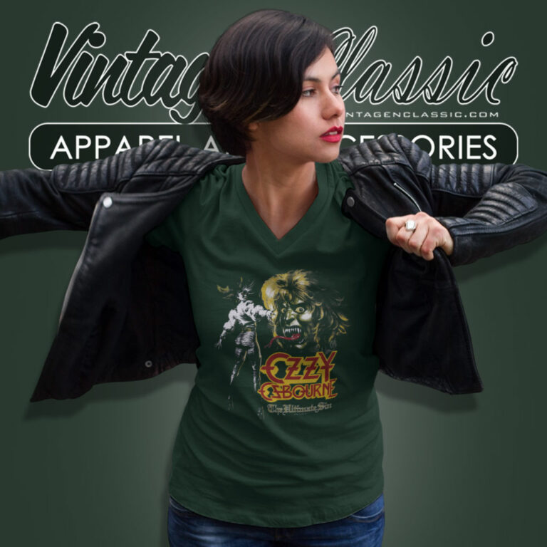 Ozzy Osbourne The Ultimate V Neck TShirt Ozzy Osbourne The Ultimate V Neck TShirt