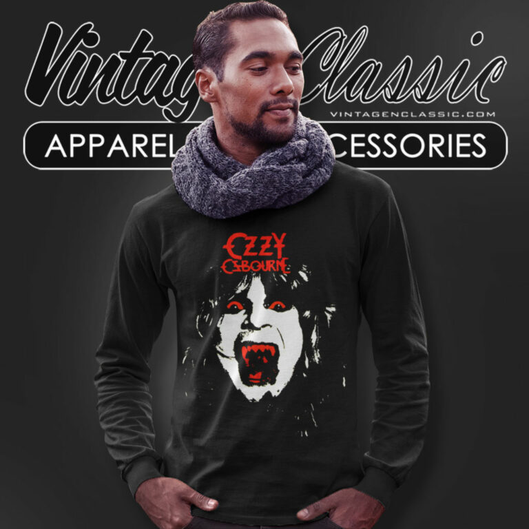 Ozzy Osbourne Vampire Long Sleeve Tee Ozzy Osbourne Vampire Long Sleeve Tee