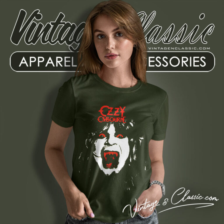 Ozzy Osbourne Vampire Women T Shirt Ozzy Osbourne Vampire Women T Shirt