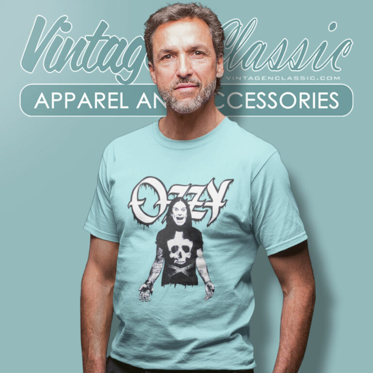 Ozzy Osbourne Wearing Skull T Shirt Ozzy Osbourne Wearing Skull T Shirt