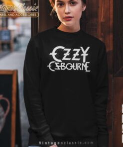 Ozzy Osbourne White Logo Sweatshirt