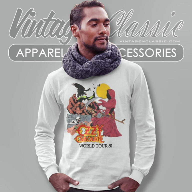Ozzy Osbourne World Tour 81 Long Sleeve Tee Ozzy Osbourne World Tour 81 Long Sleeve Tee