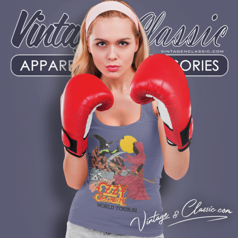 Ozzy Osbourne World Tour 81 Tank Top Racerback Ozzy Osbourne World Tour 81 Tank Top Racerback