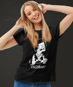 Pablo Escobar X Bart Simpson Escobart Women TShirt
