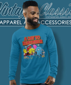 Pac Man A Day To Remember Rock Music Band Long Sleeve Tee