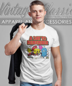 Pac Man A Day To Remember Rock Music Band T Shirt