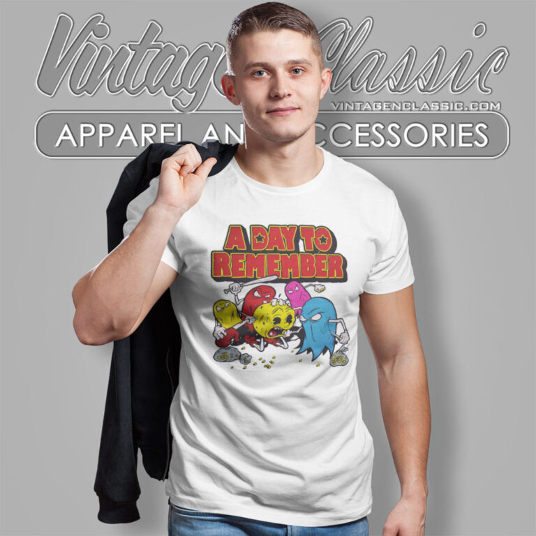 Pac Man A Day To Remember Rock Music Band T Shirt Pac Man A Day To Remember Rock Music Band T Shirt