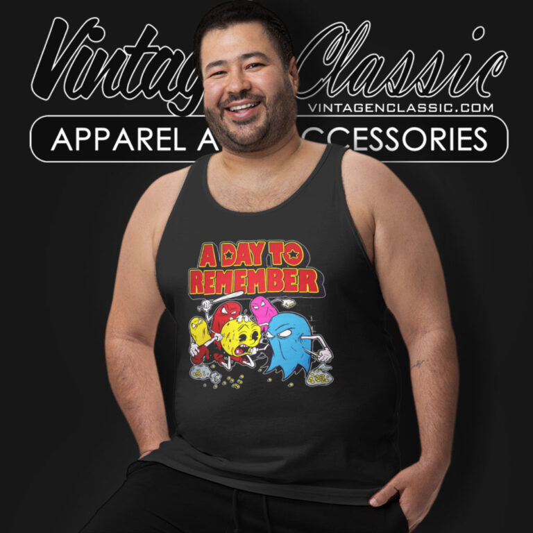 Pac Man A Day To Remember Rock Music Band Tank Top Racerback Pac Man A Day To Remember Rock Music Band Tank Top Racerback