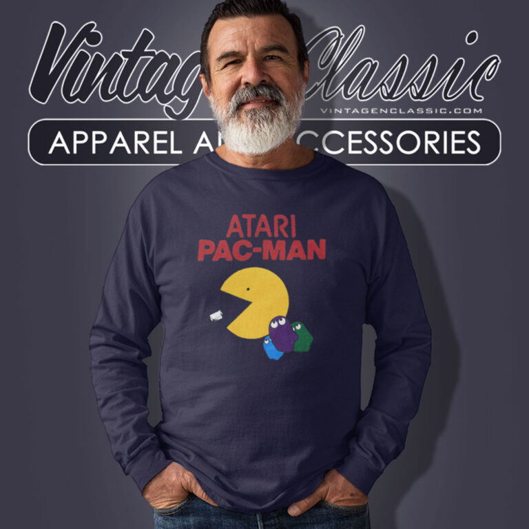 Pac Man Atari Ghosts Long Sleeve Tee Pac Man Atari Ghosts Long Sleeve Tee