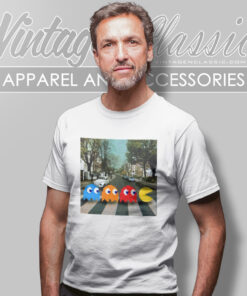 Pac Man Crossing Road T Shirt