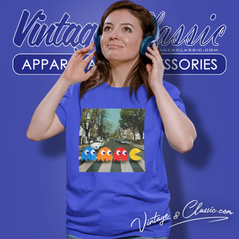 Pac Man Crossing Road Women T Shirt Pac Man Crossing Road Women T Shirt