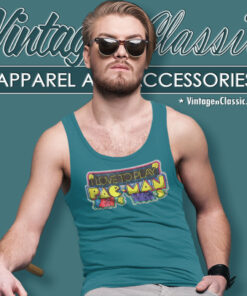 Pac Man I Love To Play Midway Shirt 80s Vintage Tank Top Racerback