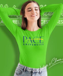 Pace University Shirt 3 Pace University Long Sleeve Tee