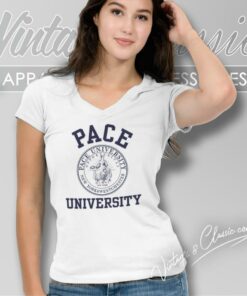 Pace University Of New York V Neck TShirt