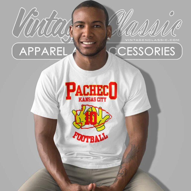 Pacheco Kansas City Chiefs Football T Shirt Pacheco Kansas City Chiefs Football T Shirt