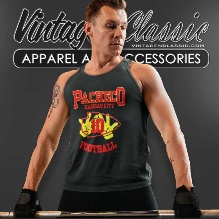 Pacheco Kansas City Chiefs Football Tank Top Racerback Pacheco Kansas City Chiefs Football Tank Top Racerback