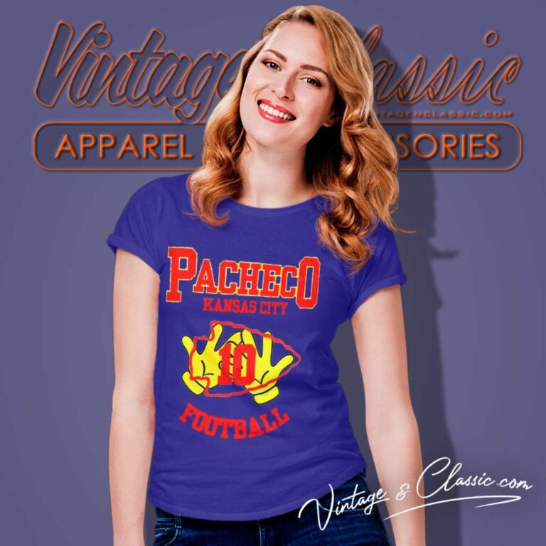 Pacheco Kansas City Chiefs Football Women TShirt Pacheco Kansas City Chiefs Football Women TShirt
