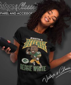 Packers Reggie White Minister Of Defense Women TShirt