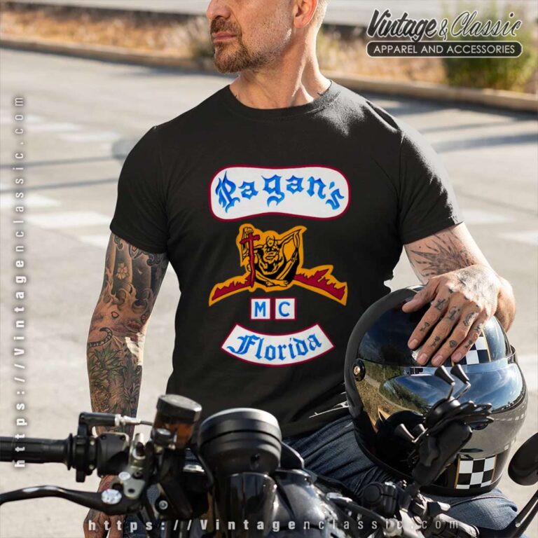 Pagans MC Florida T Shirt Black Pagans MC Florida T Shirt Black