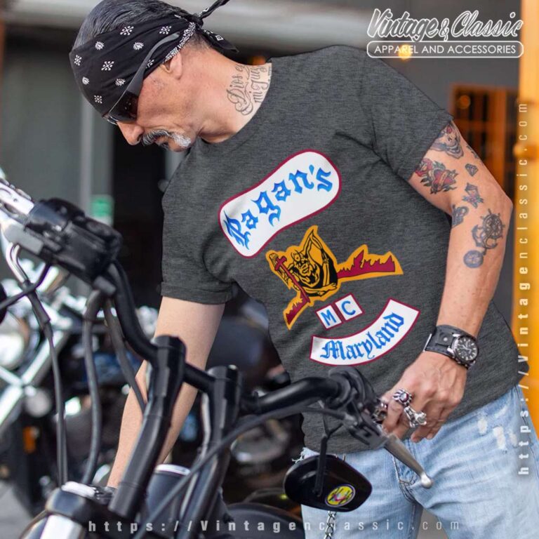 Pagans MC Maryland T Shirt Pagans MC Maryland T Shirt