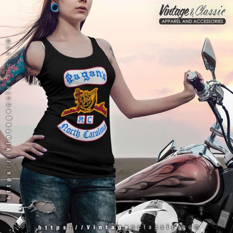 Pagans MC North Carolina Racer Tank Pagans MC North Carolina Racer Tank