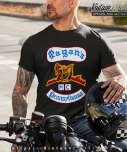 Pagans MC Pennsylvania T Shirt Black