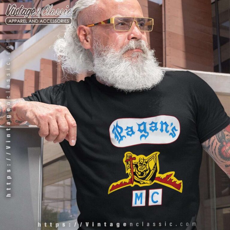 Pagans Motorcycle Club Big Logo Men T shirt Pagans Motorcycle Club Big Logo Men T shirt