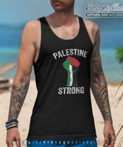 Palestine Strong Free Palestine Political Tank Top Racerback