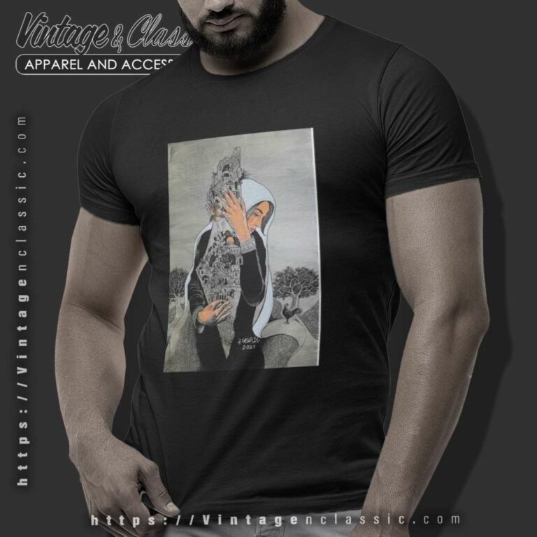 Palestinian Woman Protecting The Land Of Palestine T Shirt Palestinian Woman Protecting The Land Of Palestine T Shirt