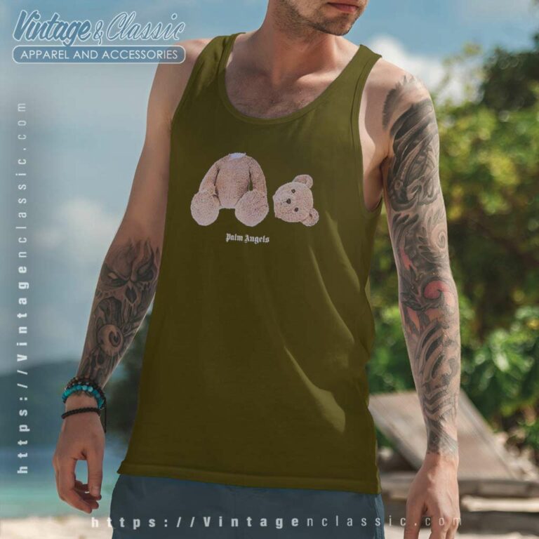 Palm Ange Ice Snow Bear Tank Top Racerback Palm Ange Ice Snow Bear Tank Top Racerback