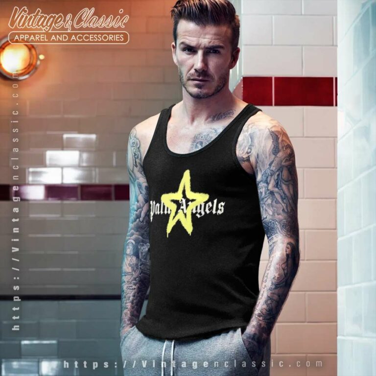 Palm Ange Star Sprayed Vintage Tank Top Racerback Palm Ange Star Sprayed Vintage Tank Top Racerback