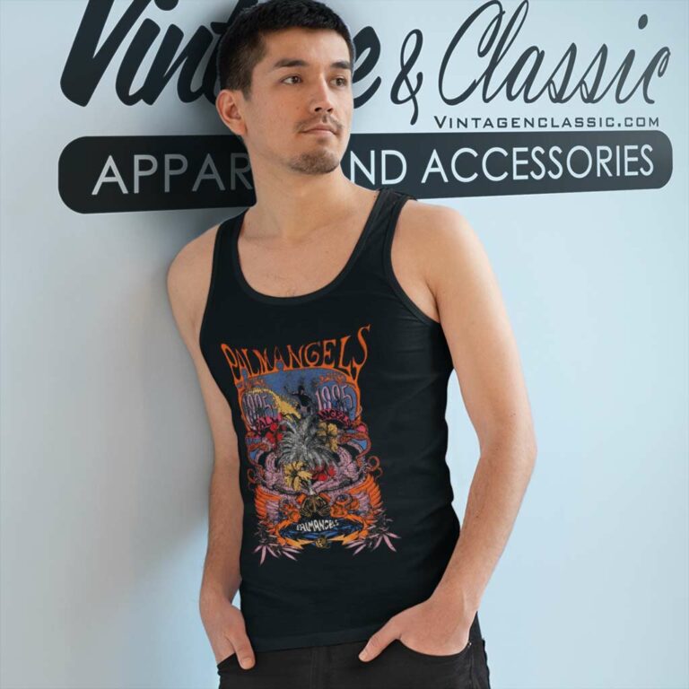 Palm Angel Concert 1985 Tank Top Racerback Palm Angel Concert 1985 Tank Top Racerback