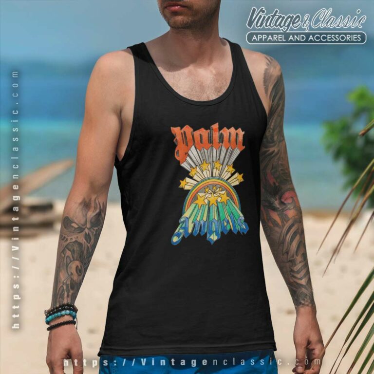 Palm Angels Rainbow Tank Top Racerback Palm Angels Rainbow Tank Top Racerback