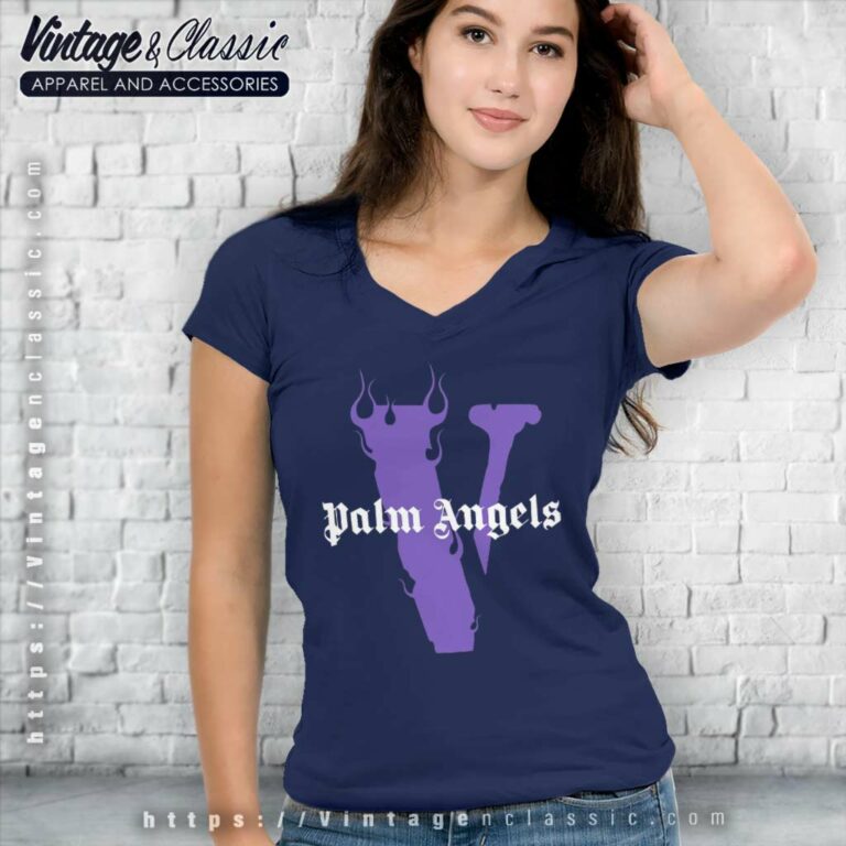 Palm Angels X Vlone V Neck TShirt 1 Palm Angels X Vlone V Neck TShirt 1