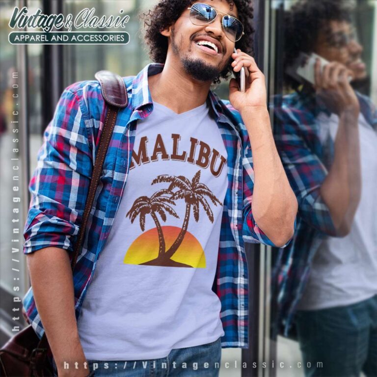 Palm Beach Malibu Rum V Neck TShirt Palm Beach Malibu Rum V Neck TShirt