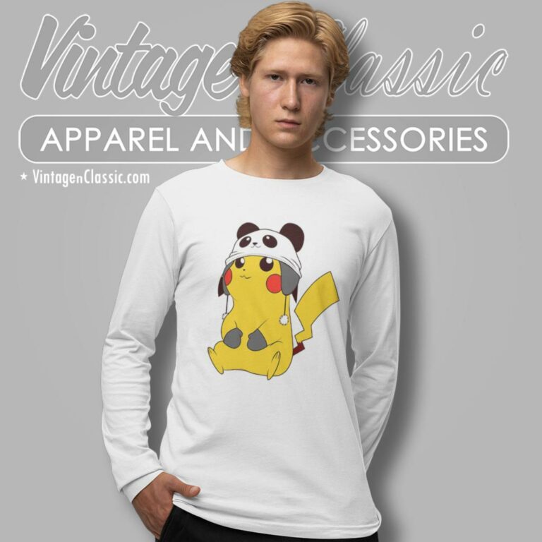 Panda Pikachu Long Sleeve Tee Panda Pikachu Long Sleeve Tee