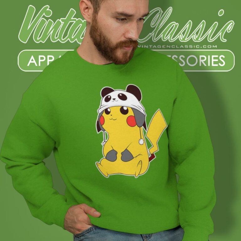 Panda Pikachu Sweatshirt Panda Pikachu Sweatshirt
