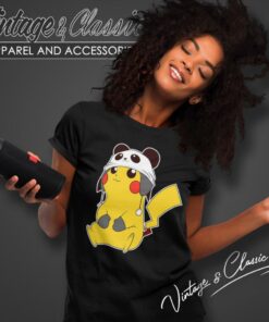 Panda Pikachu Women T Shirt