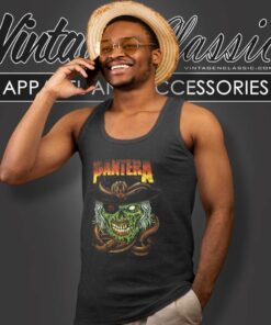Pantera Band Zombie Cowboy Tank Top Racerback