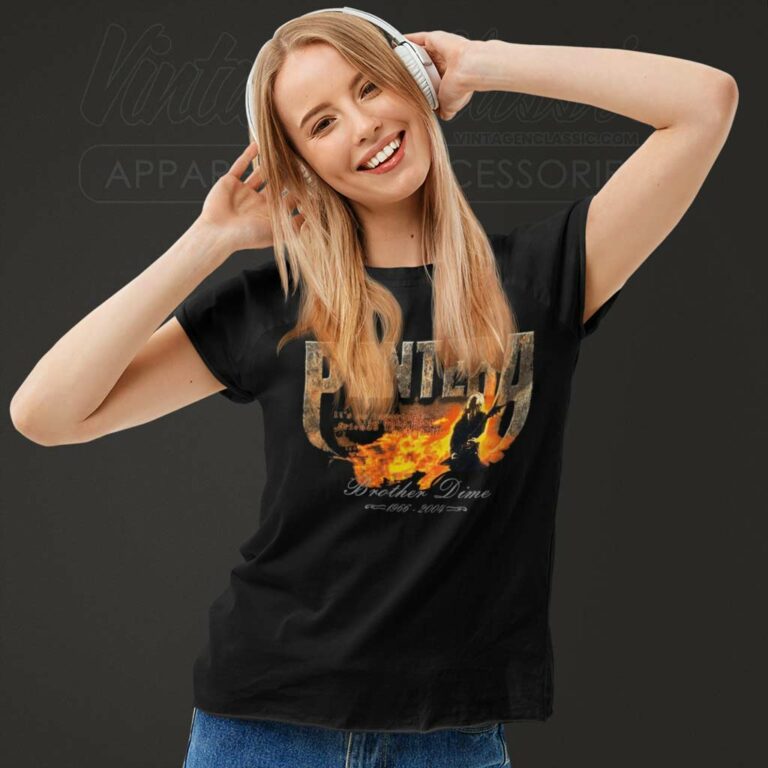 Pantera Brother Dime Women TShirt Pantera Brother Dime Women TShirt