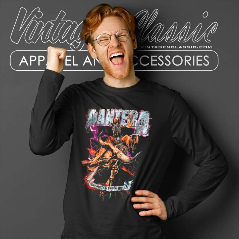 Pantera Bull Rider Long Sleeve Tee Pantera Bull Rider Long Sleeve Tee